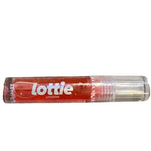 Lottie London Oil Slick, 100% Vegan Lip Oil, Strawberry Dreams, 0.12 fl